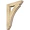 Ekena Millwork Thorton Slat Rough Sawn Bracket, Douglas Fir, 4"W x 24"D x 32"H BKT04X24X32THR06RDF - alternate 1